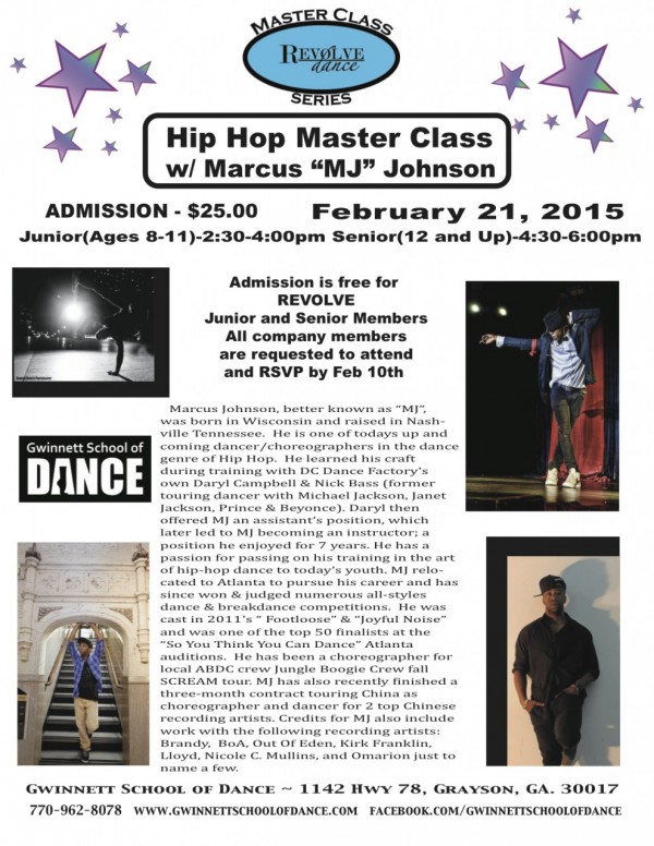 MJ Johnson kicks off the Revolve Master Class Series in February 2015!